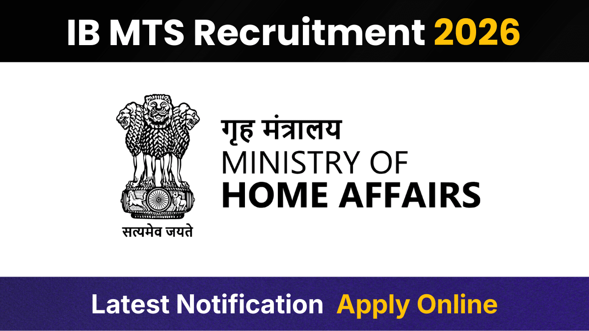 IB MTS new Recruitment 2026