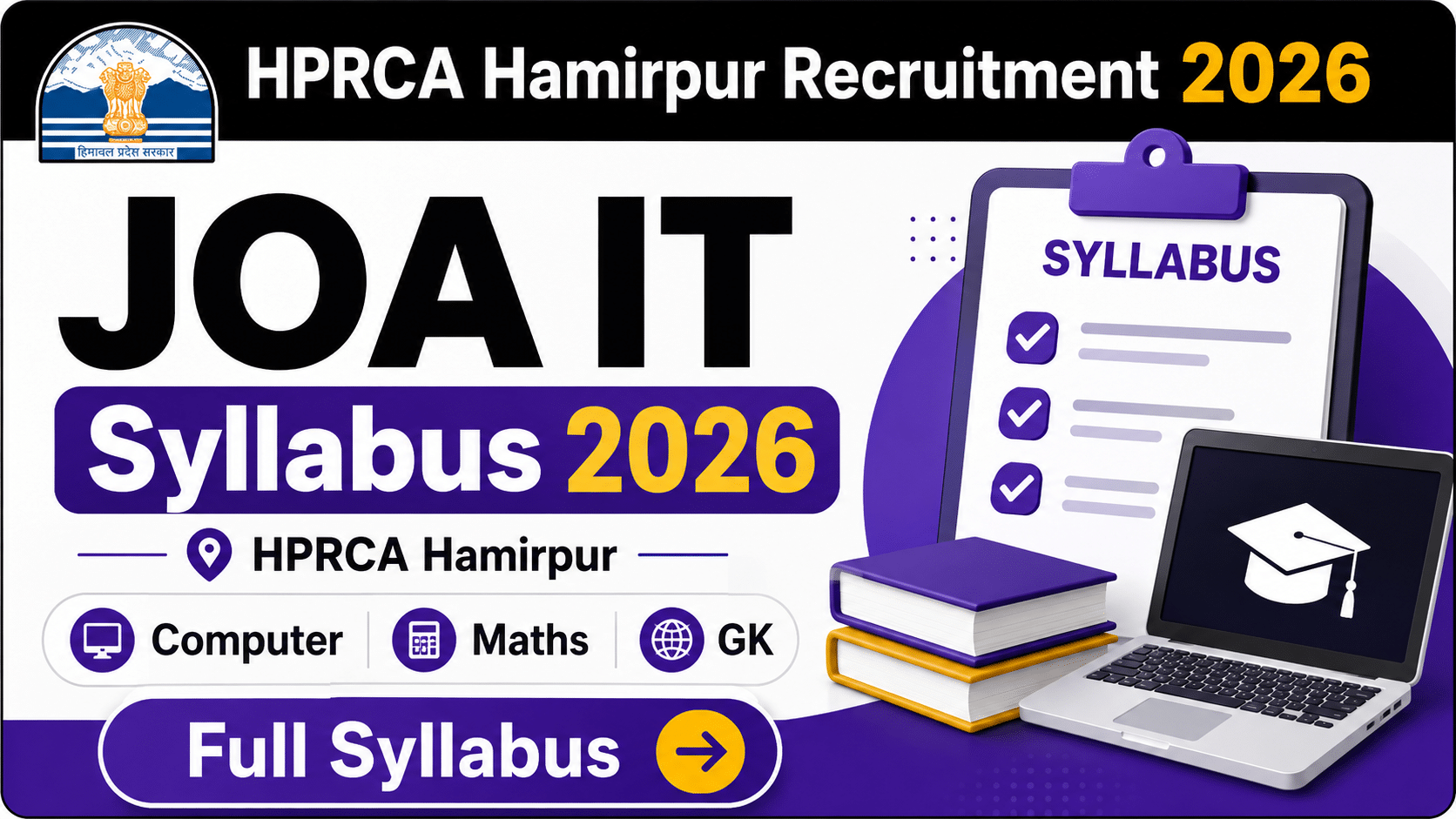 HPRCA JOA IT Exam Syllabus 2026